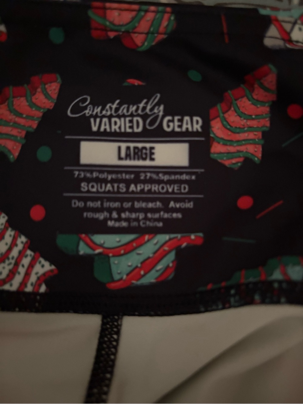 Constantly Varied Gear CVG Oh Christmas Tree Capri Leggings - Picture 6 of 6